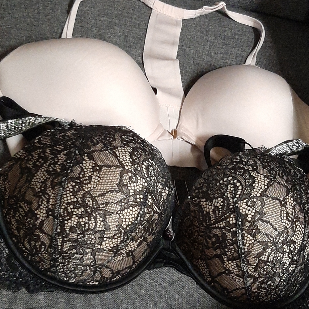 Two bras